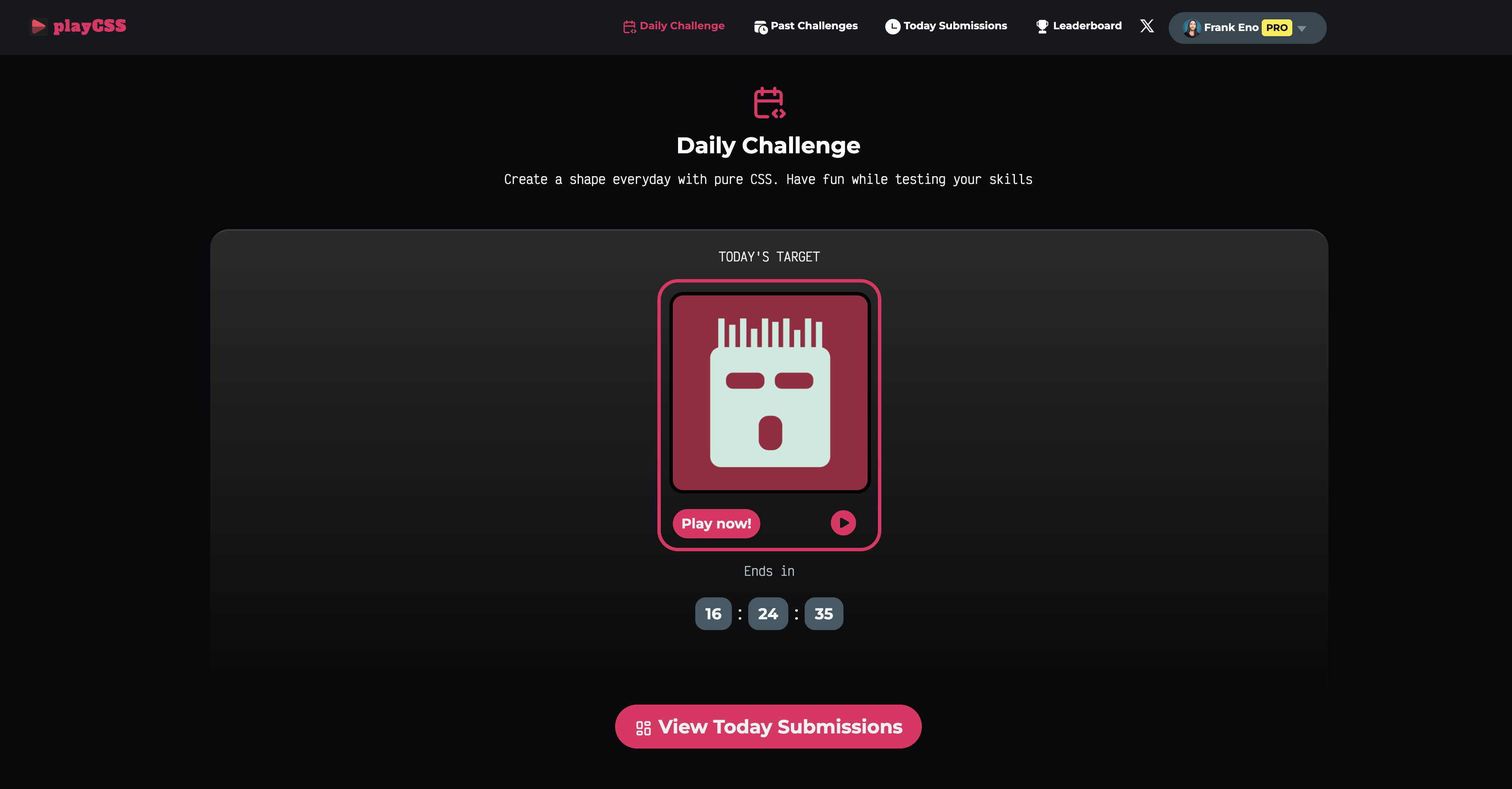 startuptile playCSS-Improve your CSS skills by playing daily challenges