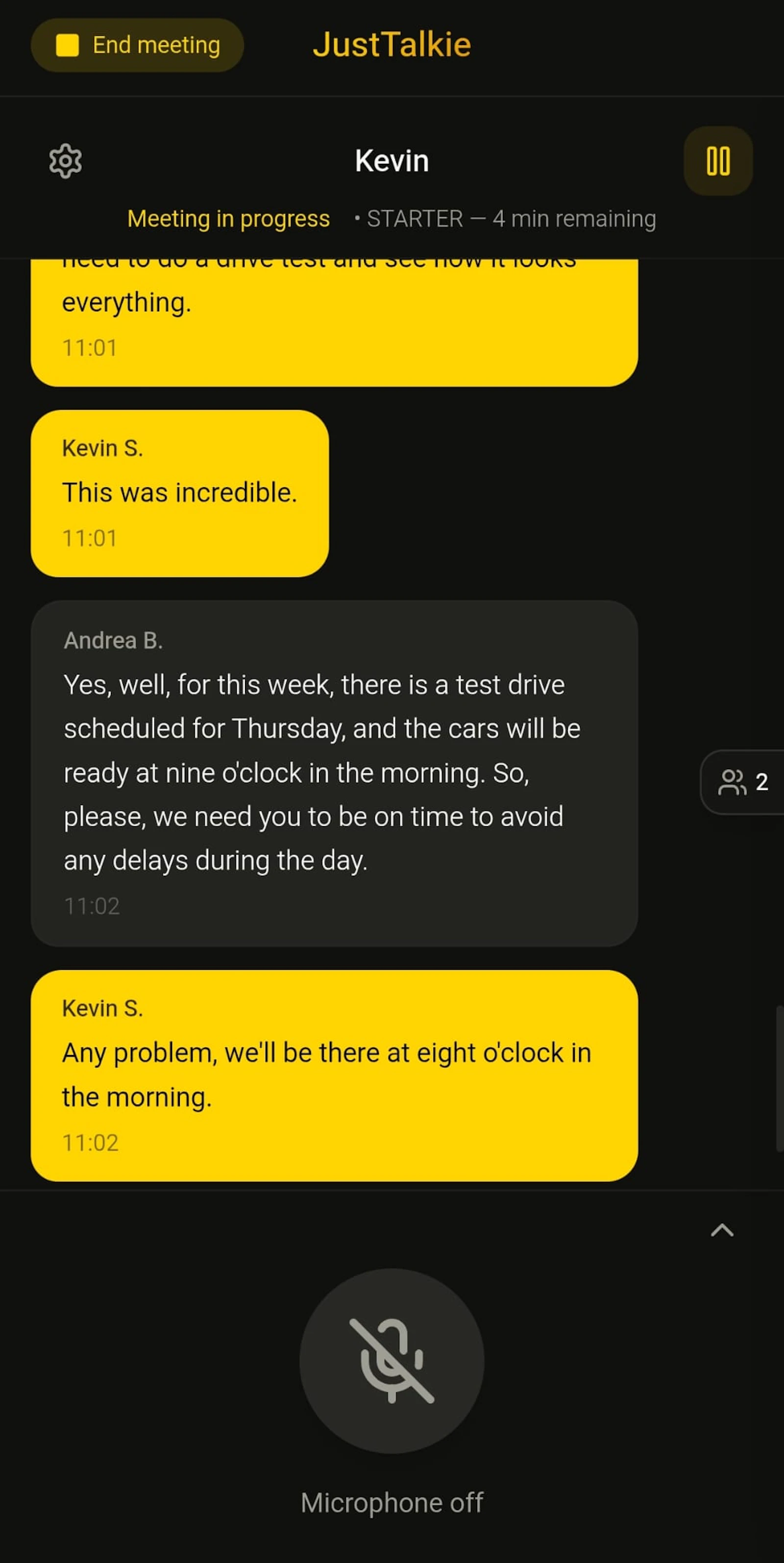 JustTalkie screenshot 4