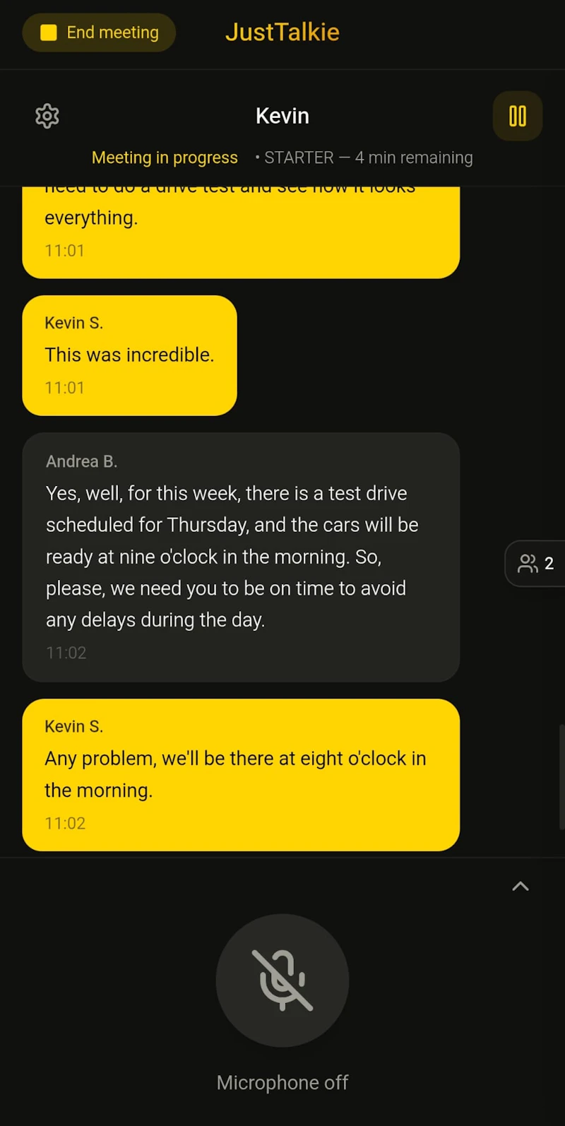 JustTalkie screenshot 4