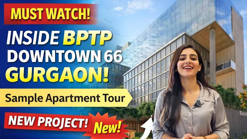BPTP Downtown 66 Sector 66 Gurgaon screenshot 1 (video preview)