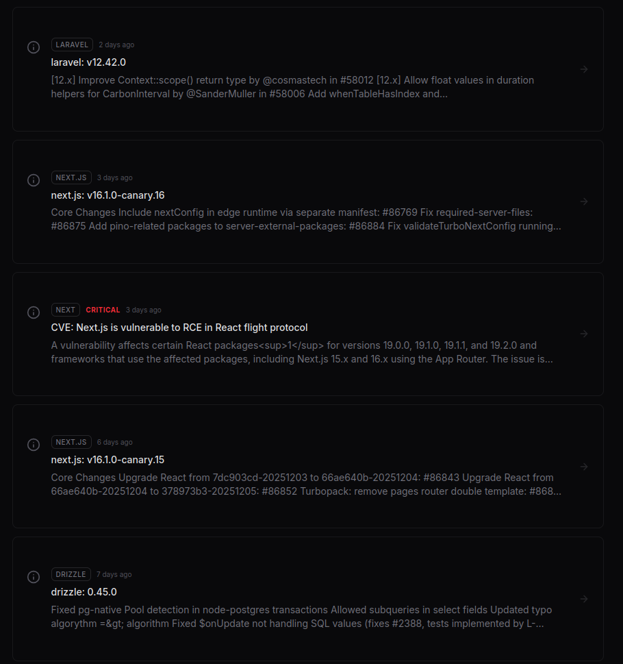 Sunset Radar - Screenshot 2 showing product features and functionality