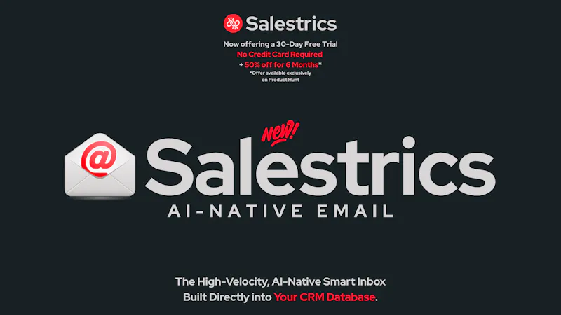 Salestrics AI-Native Email Beta screenshot 2