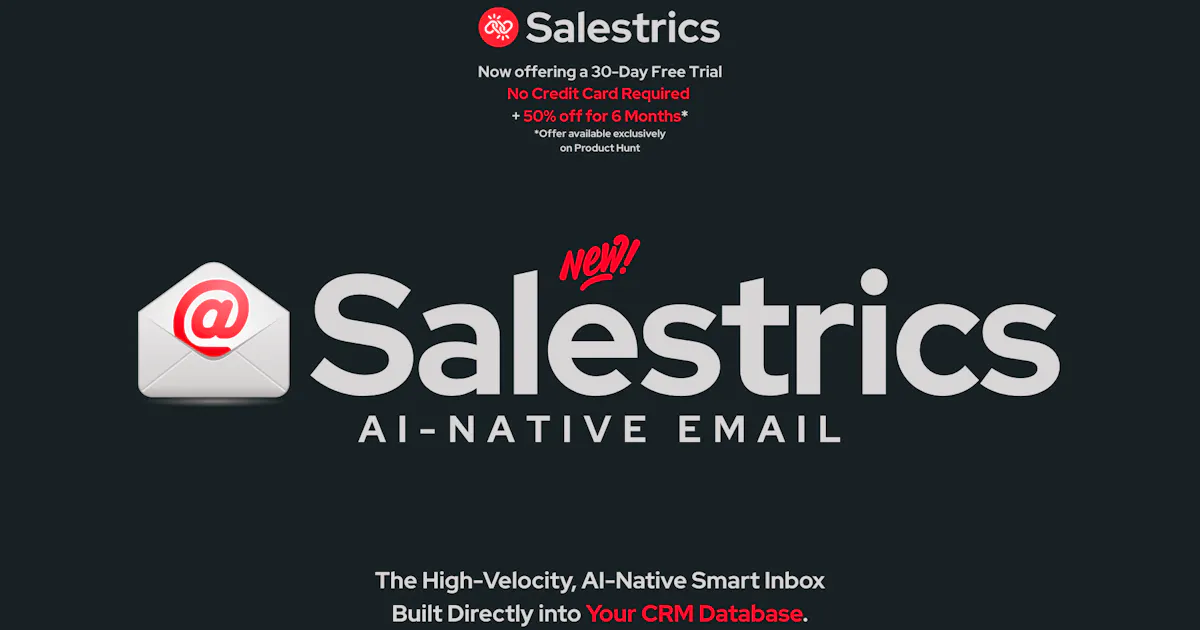 Salestrics AI-Native Email Beta