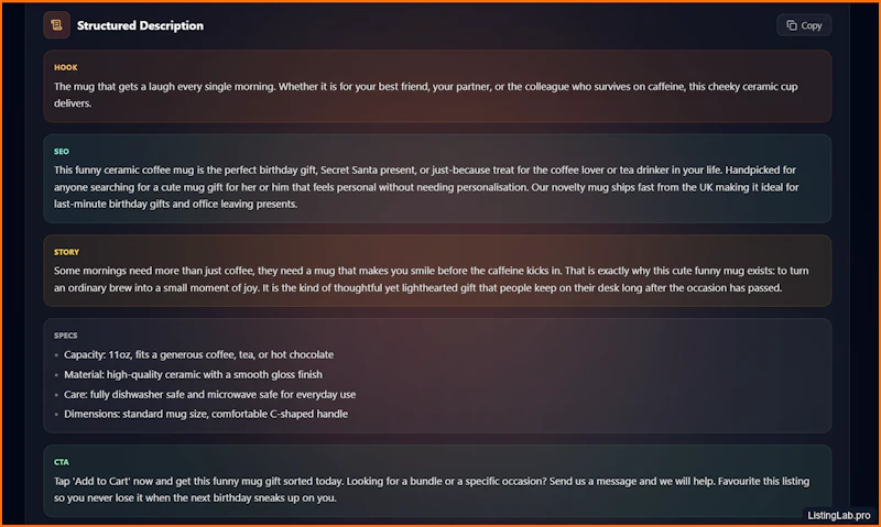 ListingLab screenshot 5