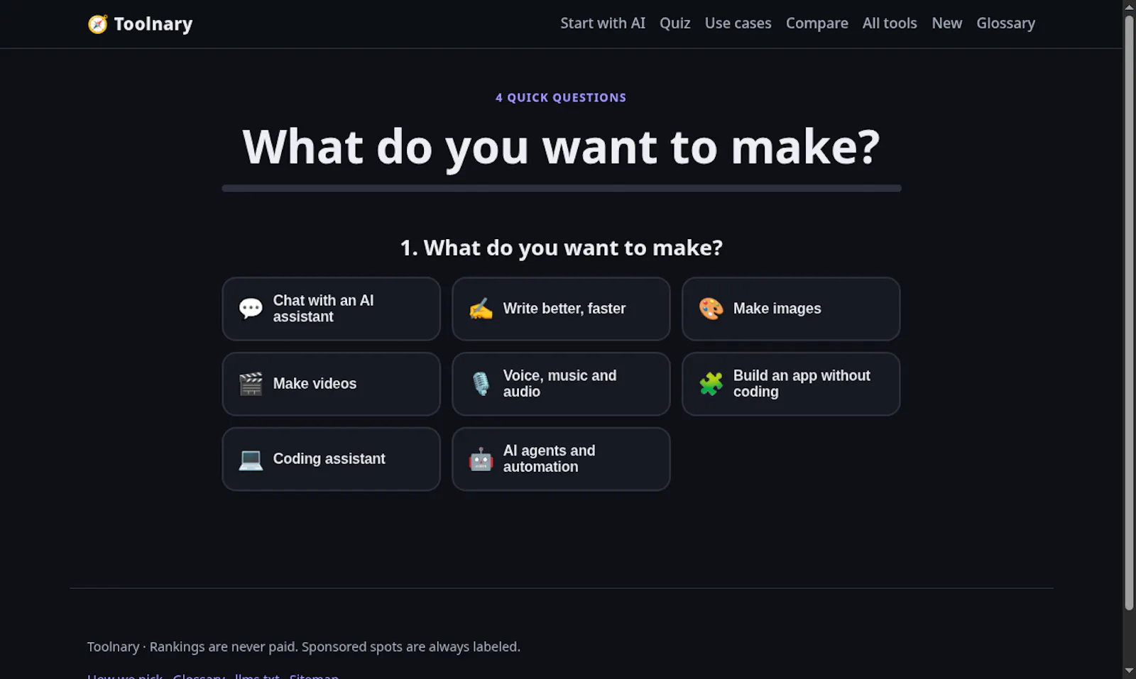 Toolnary screenshot 2