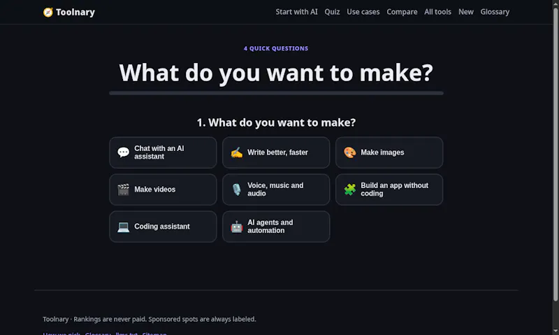 Toolnary screenshot 2
