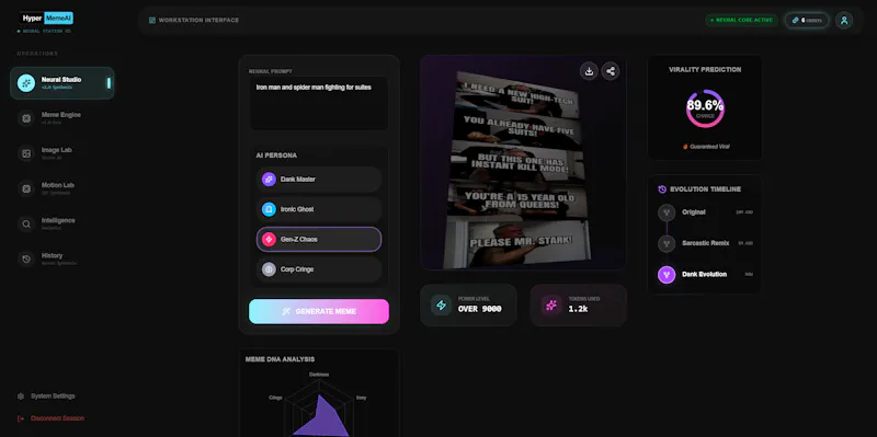 HyperMeme AI screenshot 3