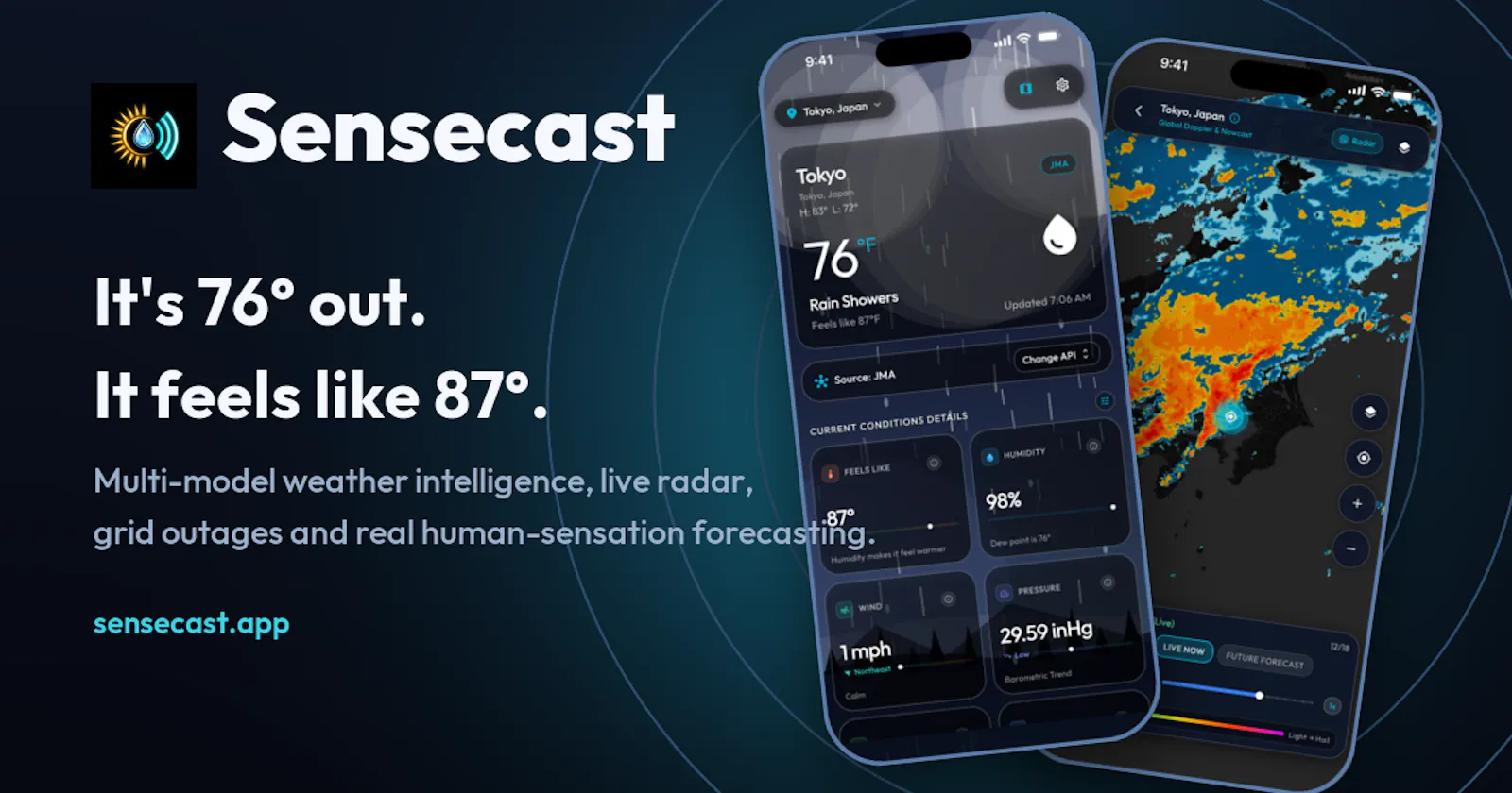 Sensecast screenshot 2