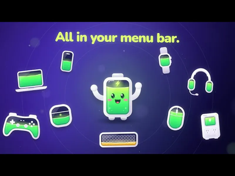 BatteryBud for Mac screenshot 2 (video preview)
