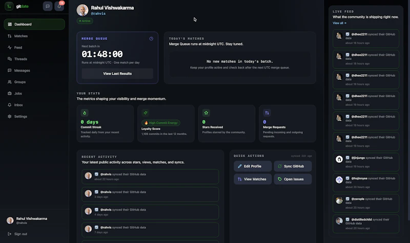 GitDate screenshot 2