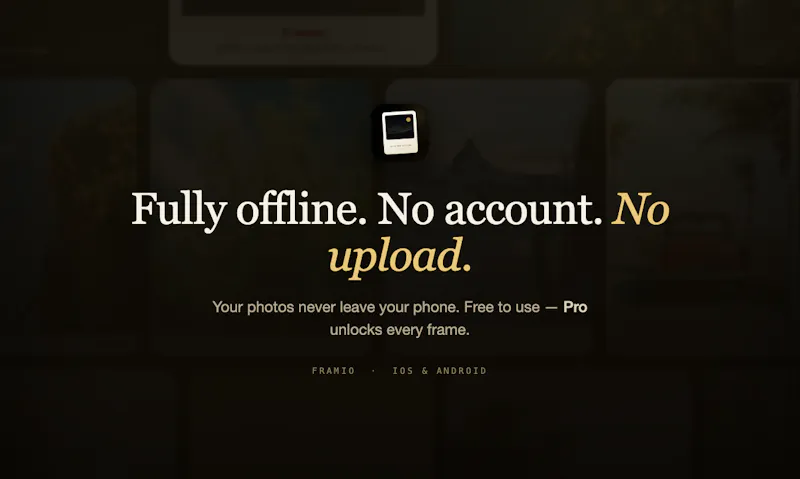 Framio — EXIF Photo Frames screenshot 6
