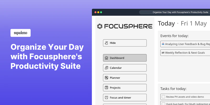 Focusphere screenshot 2