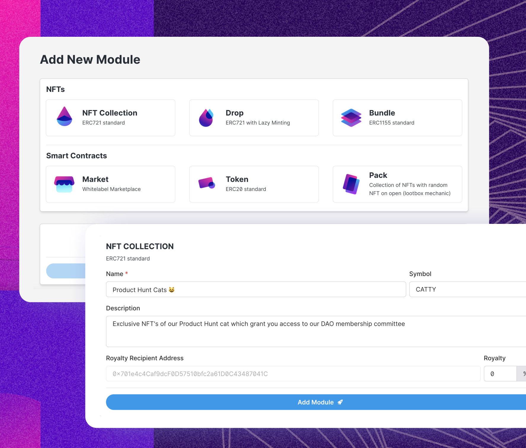 thirdweb gallery image