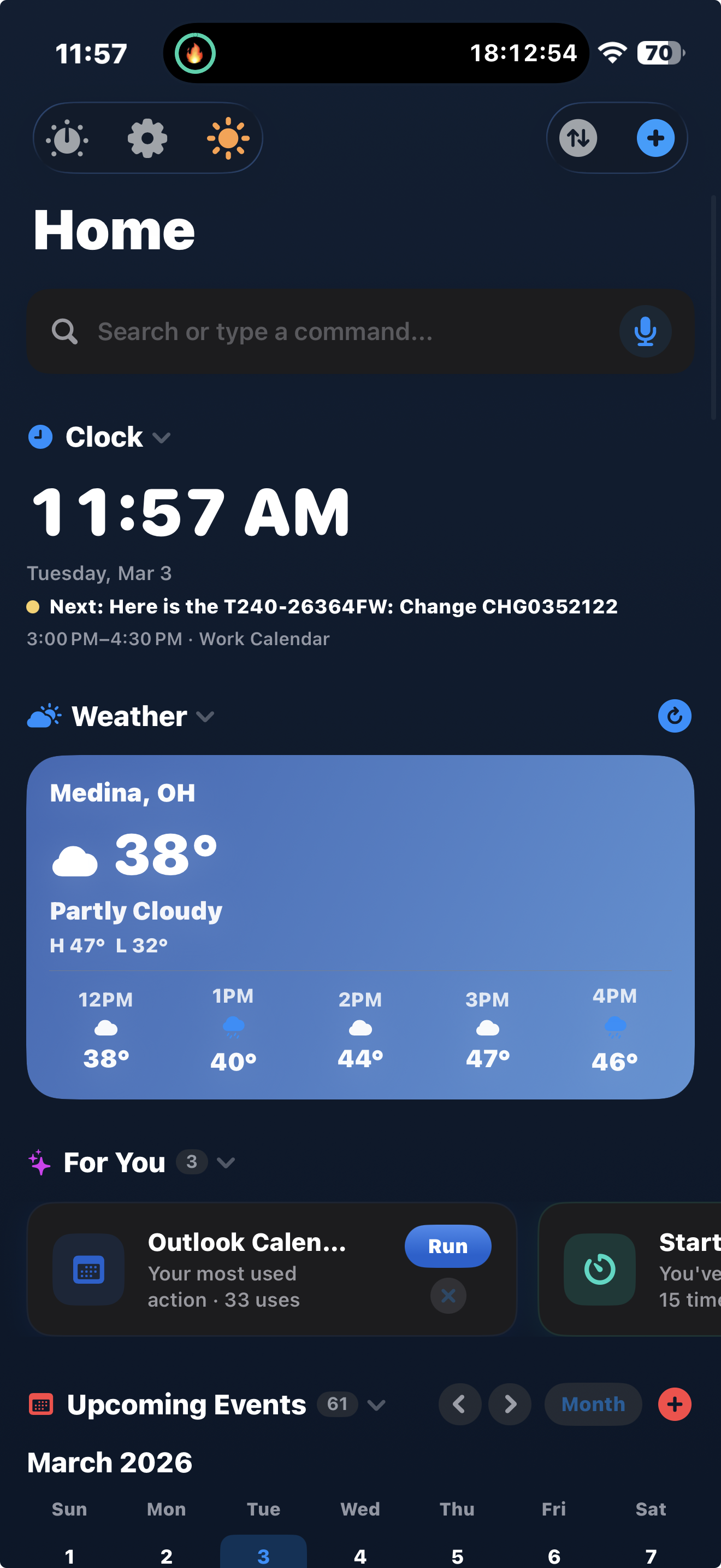 Sebastian - Daily Assistant - Main product screenshot demonstrating key features and user interface