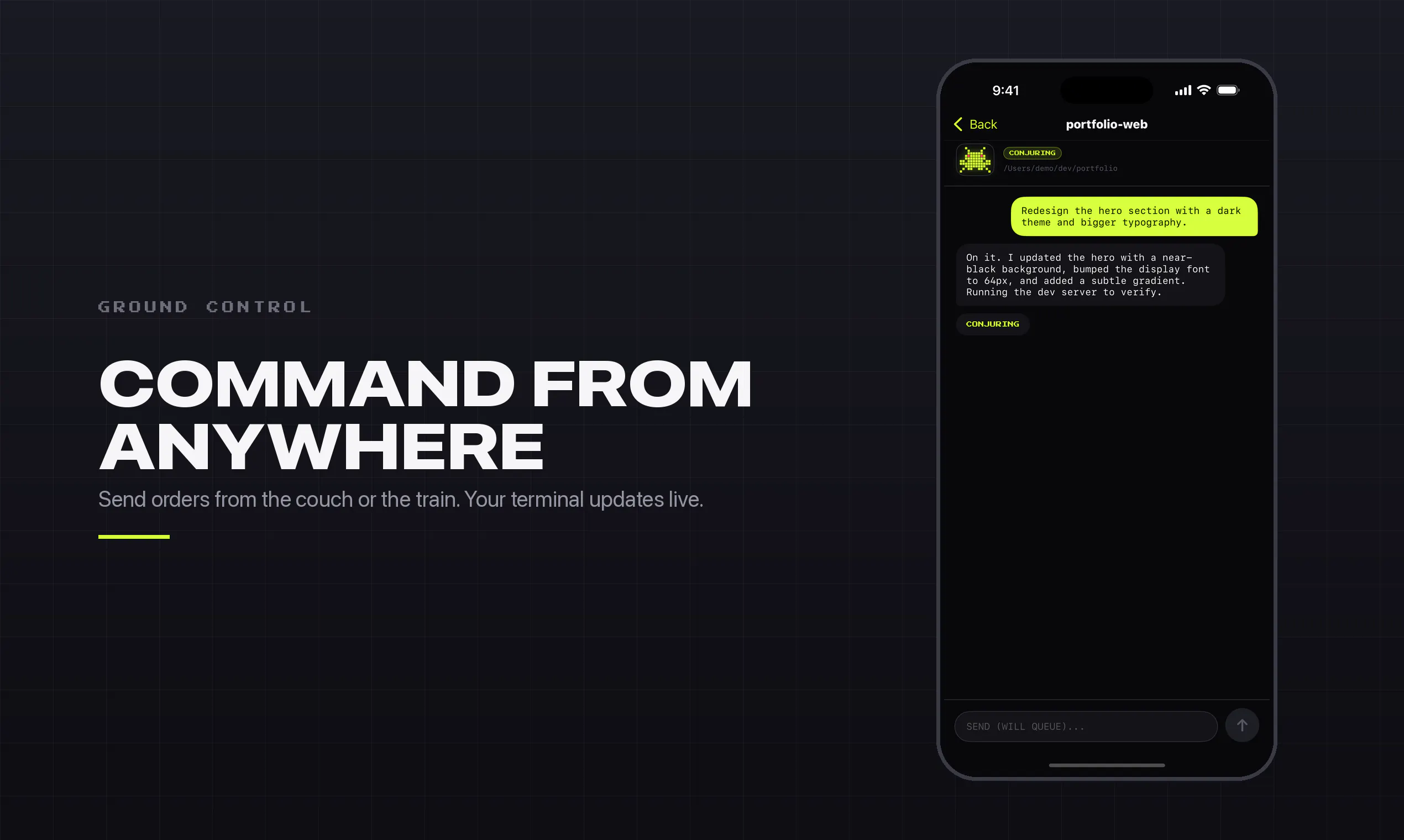 Ground Control Chat gallery image