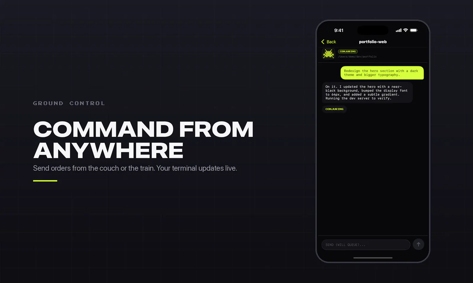 Ground Control Chat screenshot 2