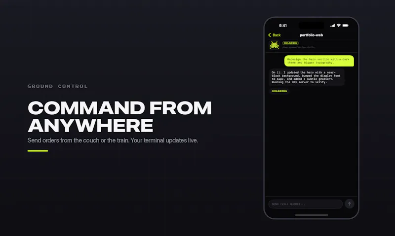 Ground Control Chat screenshot 2