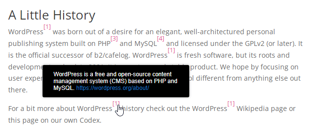 WordPress Footnotes Plugin media 5