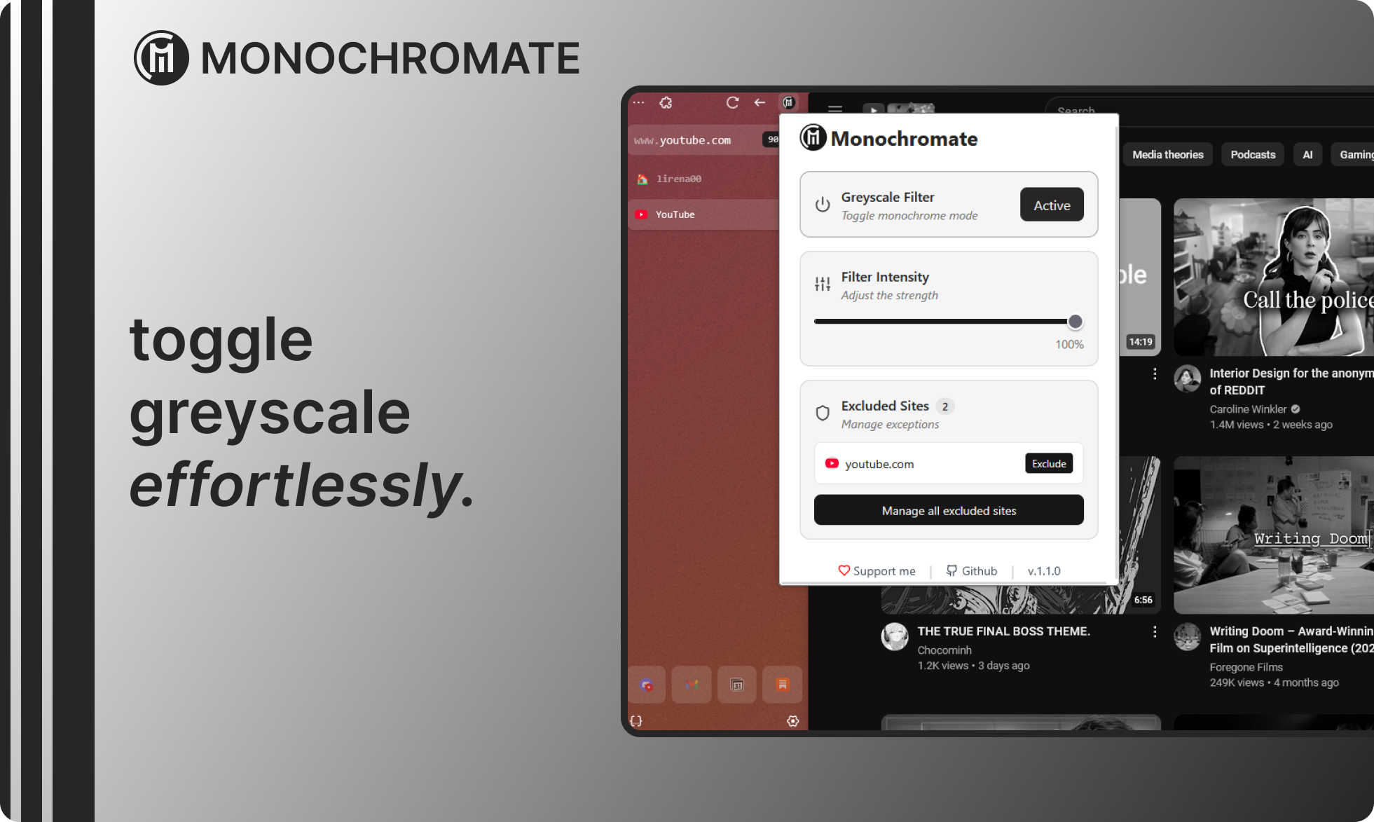 Monochromate media 2