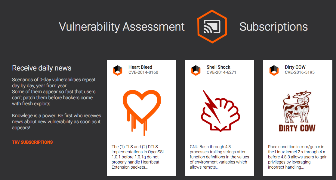Vulners: complete security database gallery image