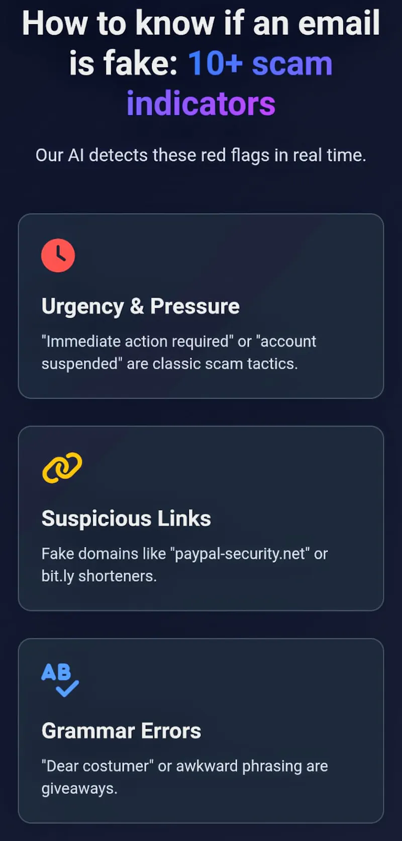 Email Scam Detector screenshot 3