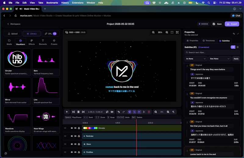 Muvize screenshot 2