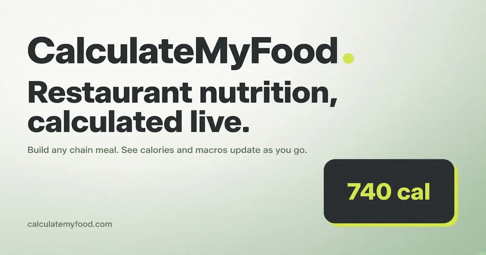 Calculate My Food screenshot 1