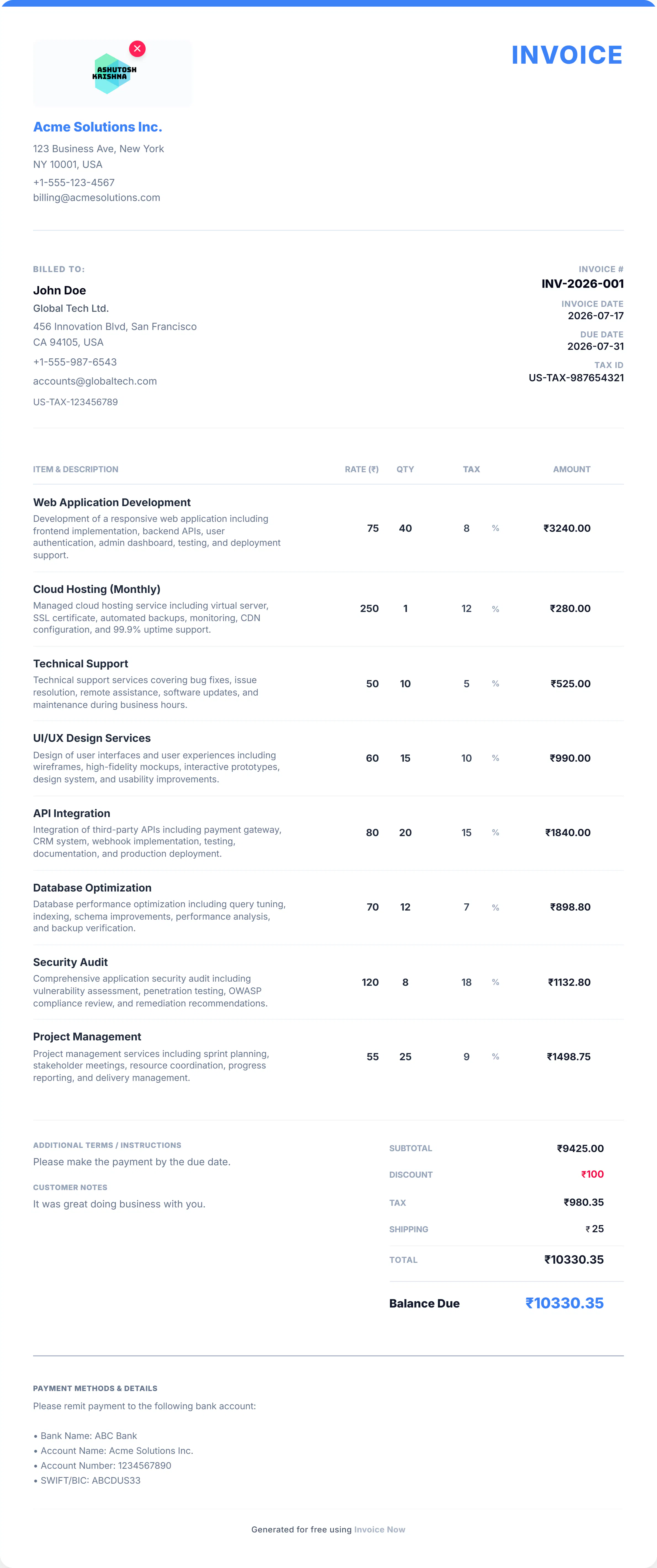 Invoice Now gallery image