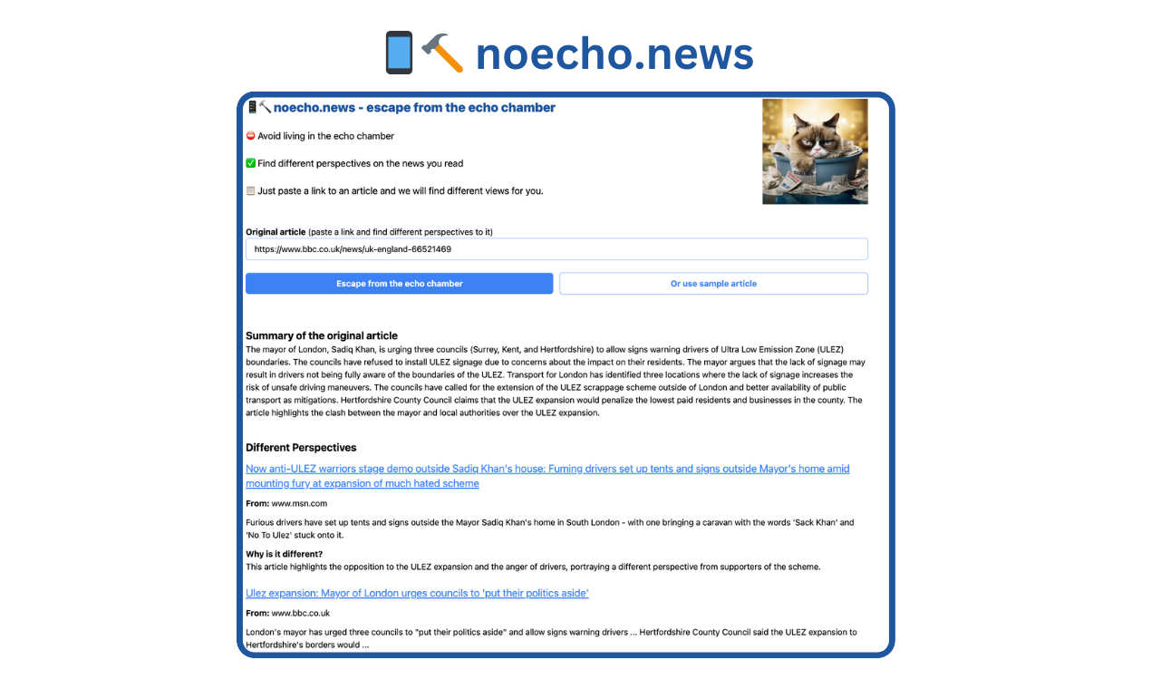 noecho.news - 请阅读您阅读的新闻文章，并在上面找到其他观点媒体2