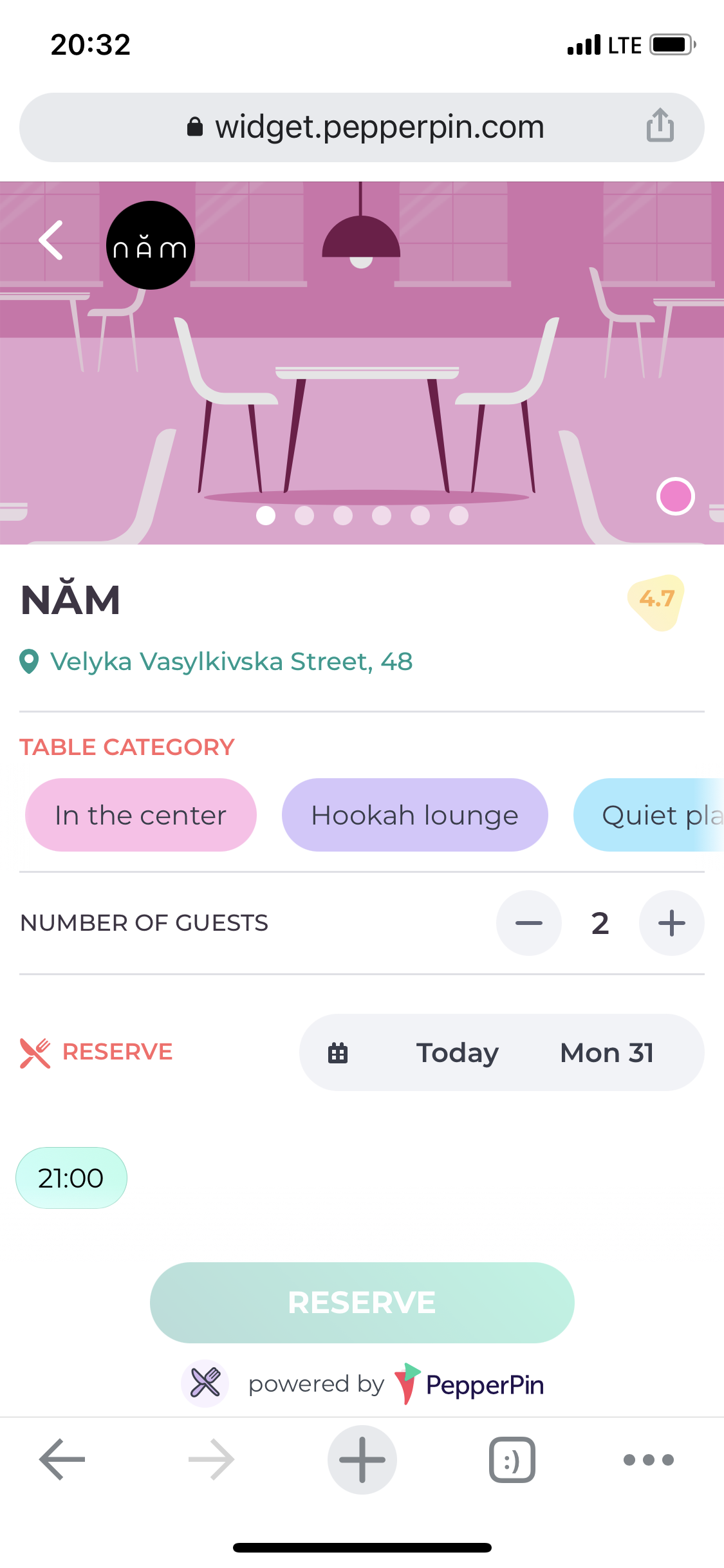 1-click services for online restaurants gallery image