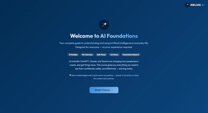 Melusi AI screenshot 2