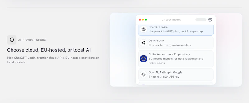 Document.Bot - EU/ Offline AI workspace screenshot 7