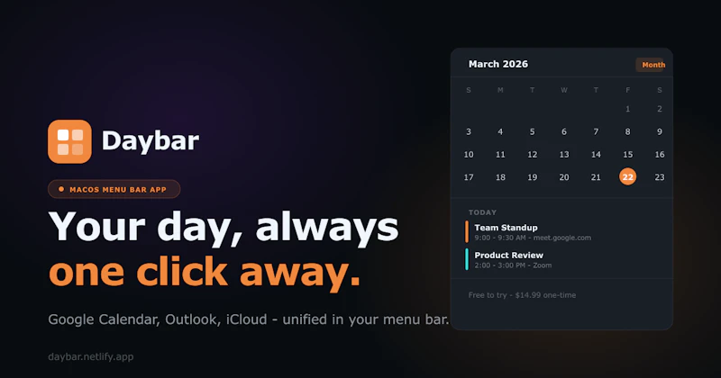 Daybar screenshot 1
