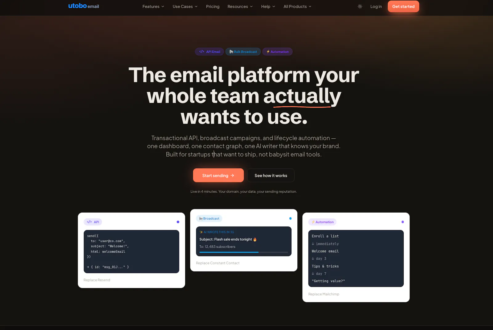 utobo email   screenshot 1
