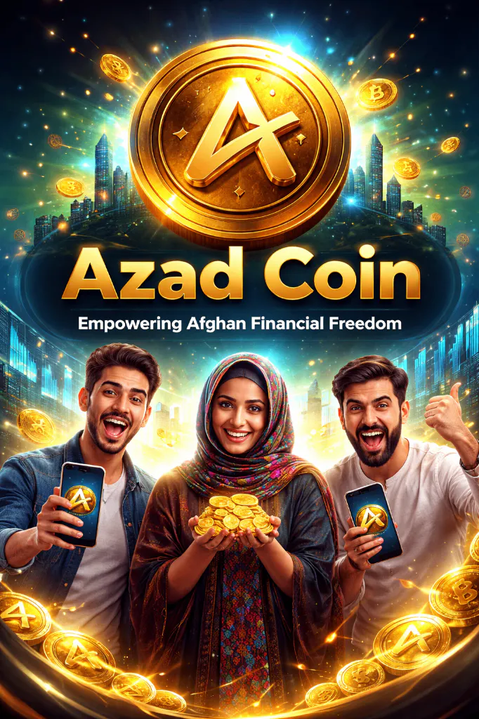 Azad Coin 제품 배너