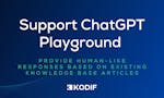 Support ChatGPT Playground image