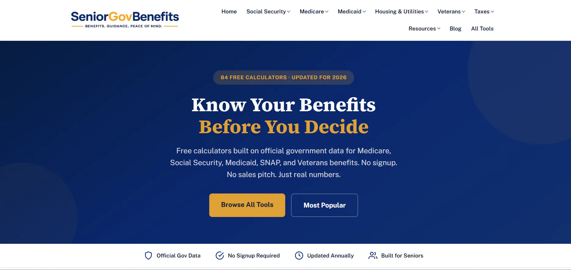 SeniorGovBenefits.com gallery image