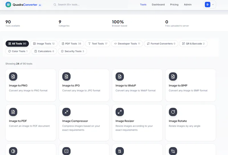 QuadraConverter screenshot 2