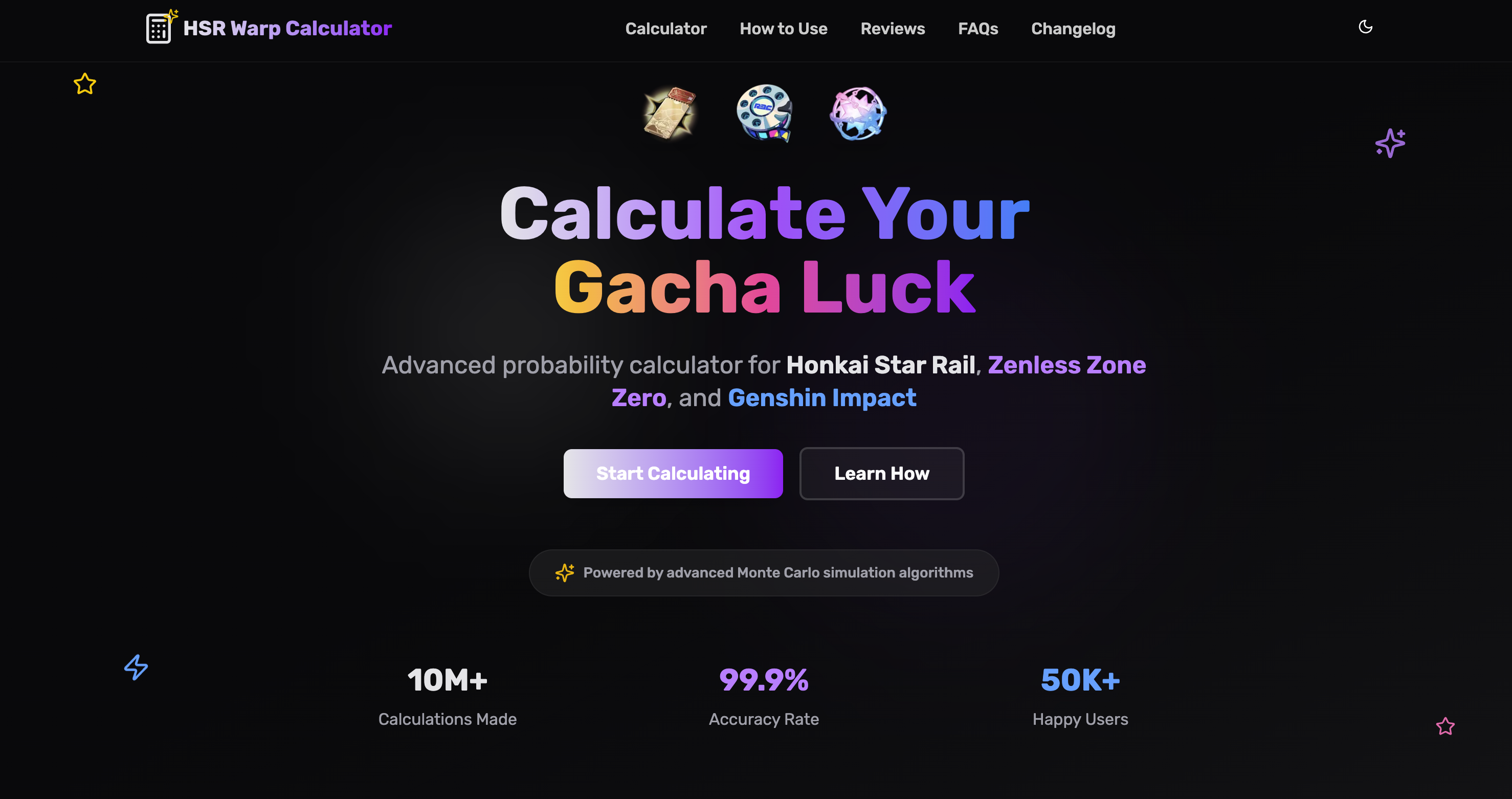 HSR Warp Calculator gallery image