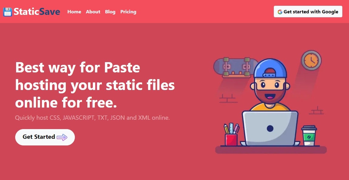 Staticsave - 호스트 CSS, JavaScript, TXT, JSON 및 XML Online을 빠르게 붙여 넣습니다. 미디어 2