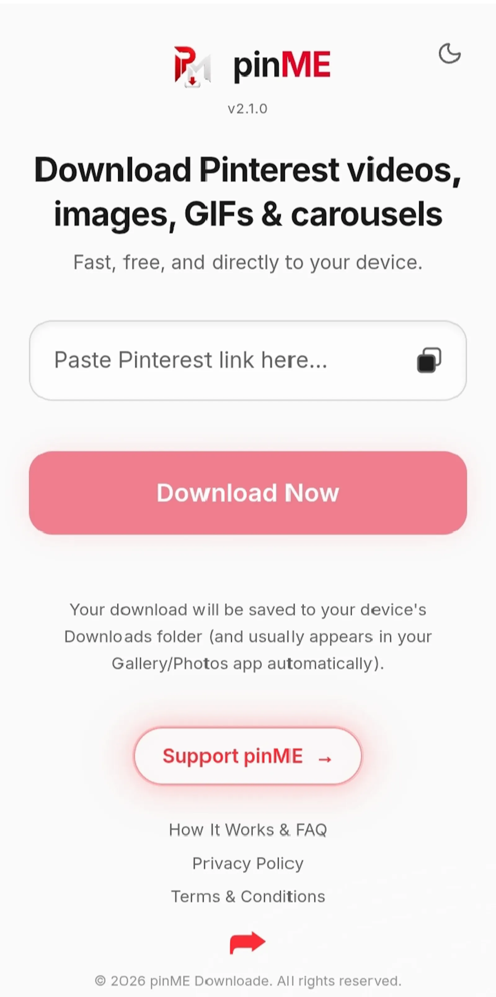 pinme.download screenshot 2