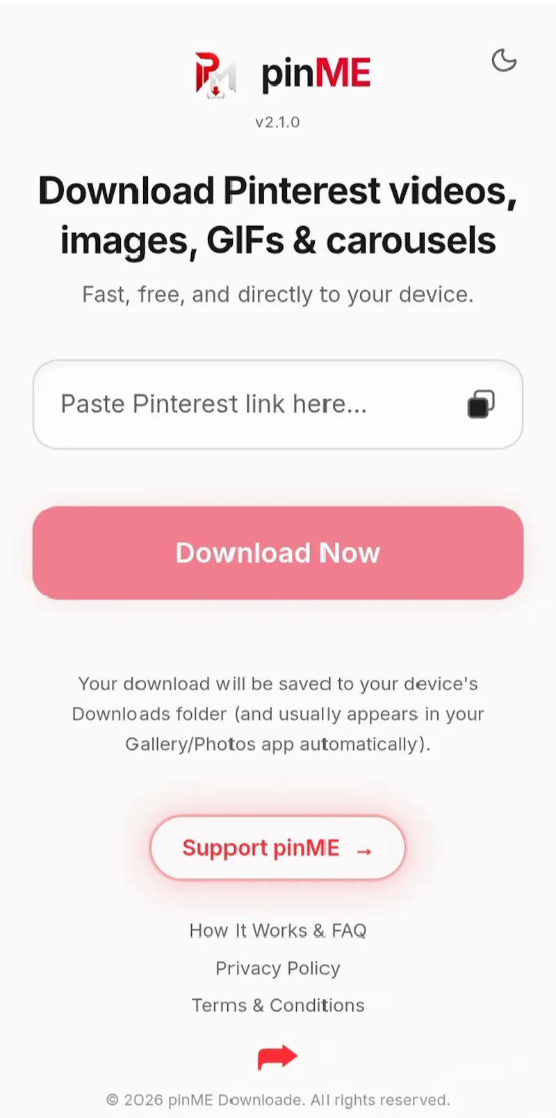 pinme.download screenshot 2