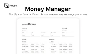 Notion Money Manager gallery image