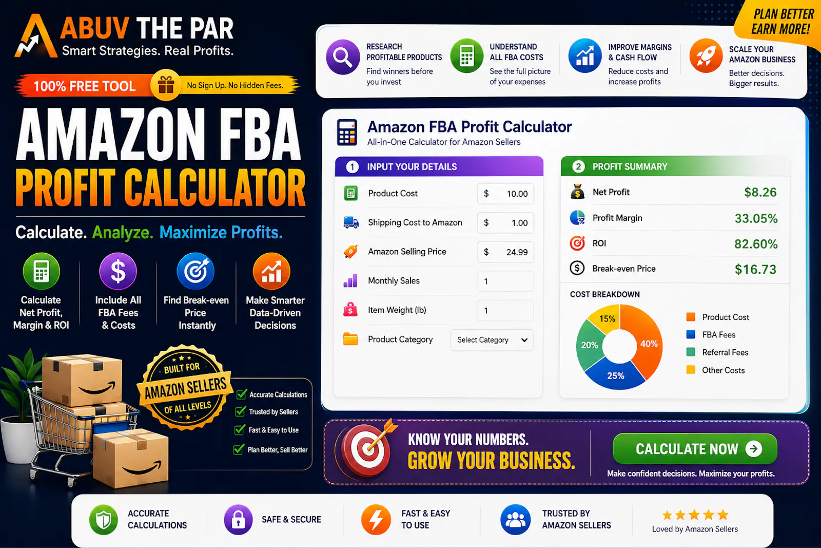 Abuv The Par Amazon FBA Profit Checker screenshot 1