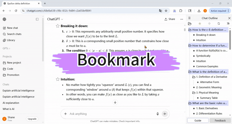 Chat Outline Plus - Screenshot 2 preview