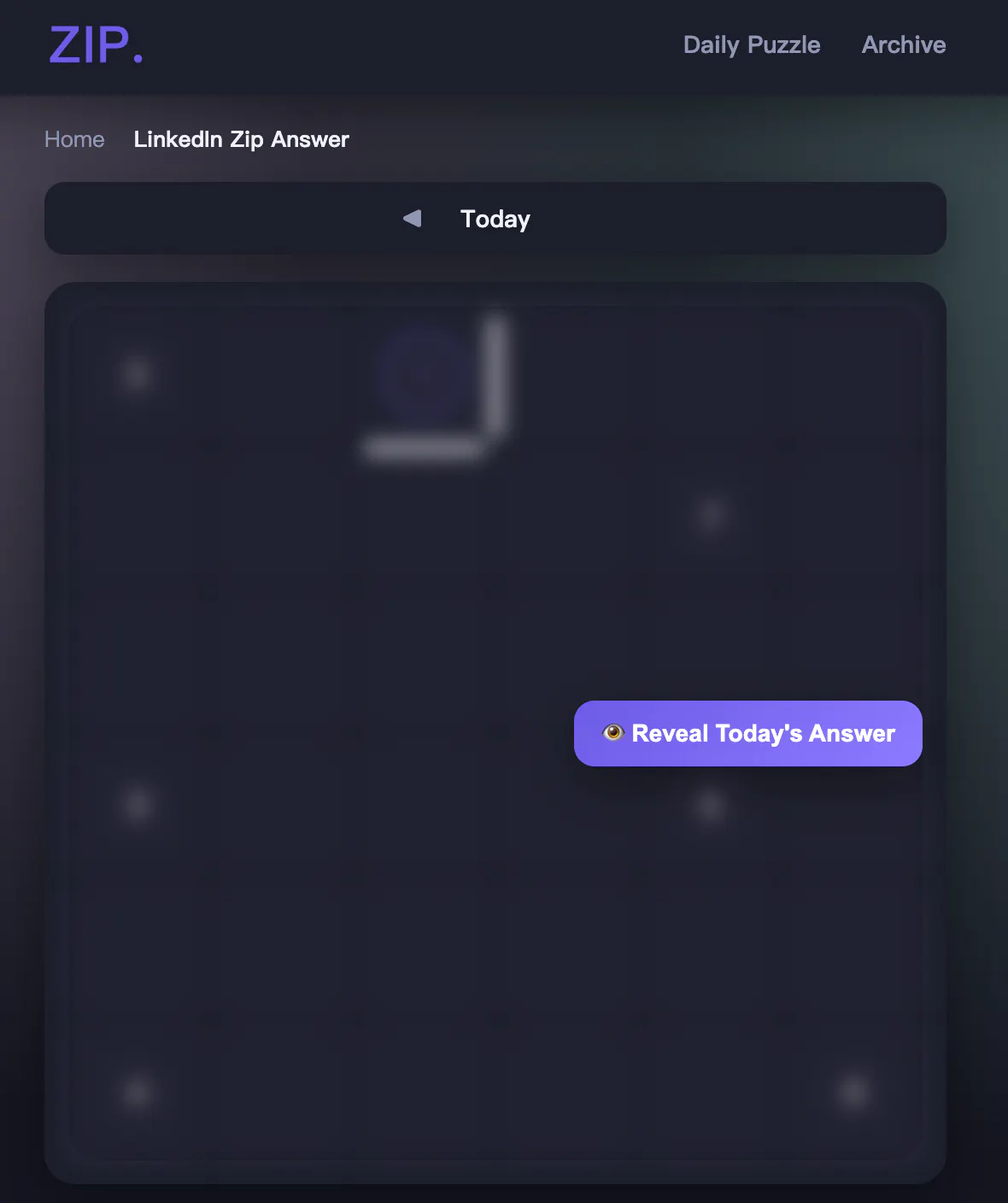 Zip Game — Daily Logic Puzzle gallery image