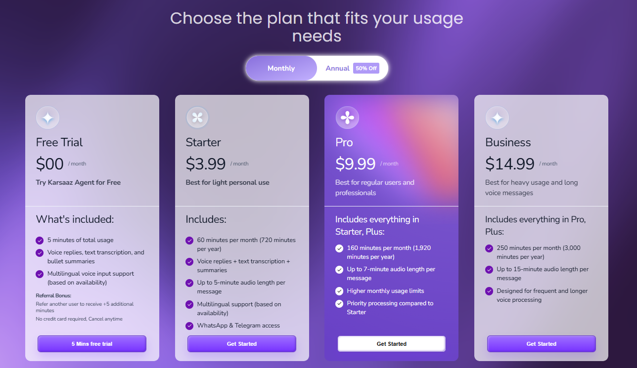 Karsaaz Agent - Screenshot 3 showing product features and functionality