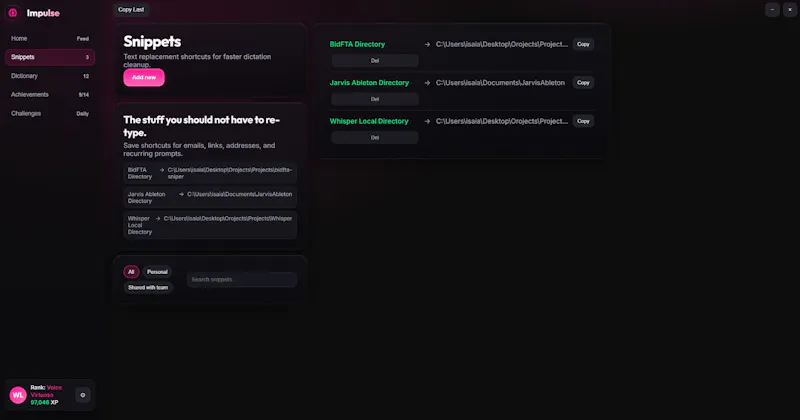 Impulse screenshot 4