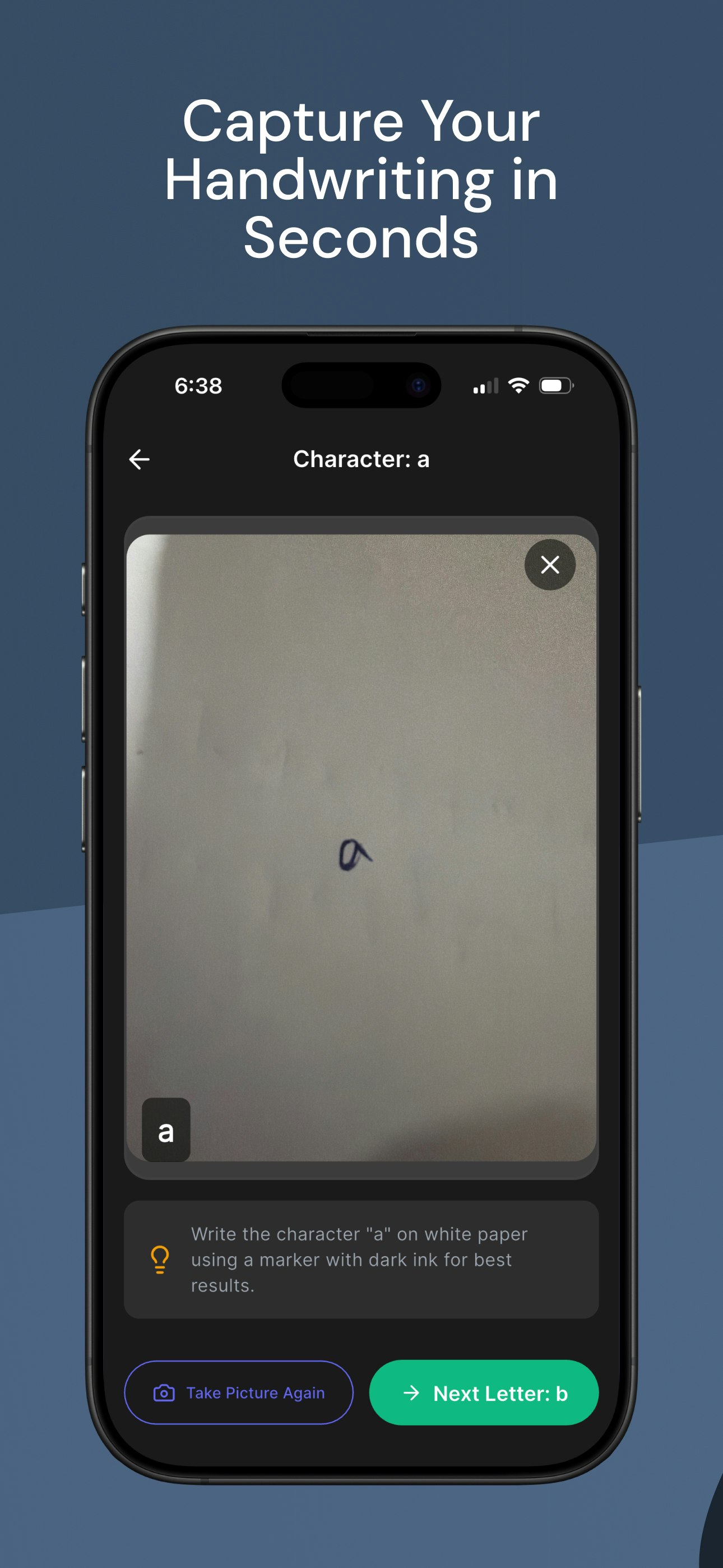 Handwriting Font Maker - Screenshot 5 showing product features and functionality