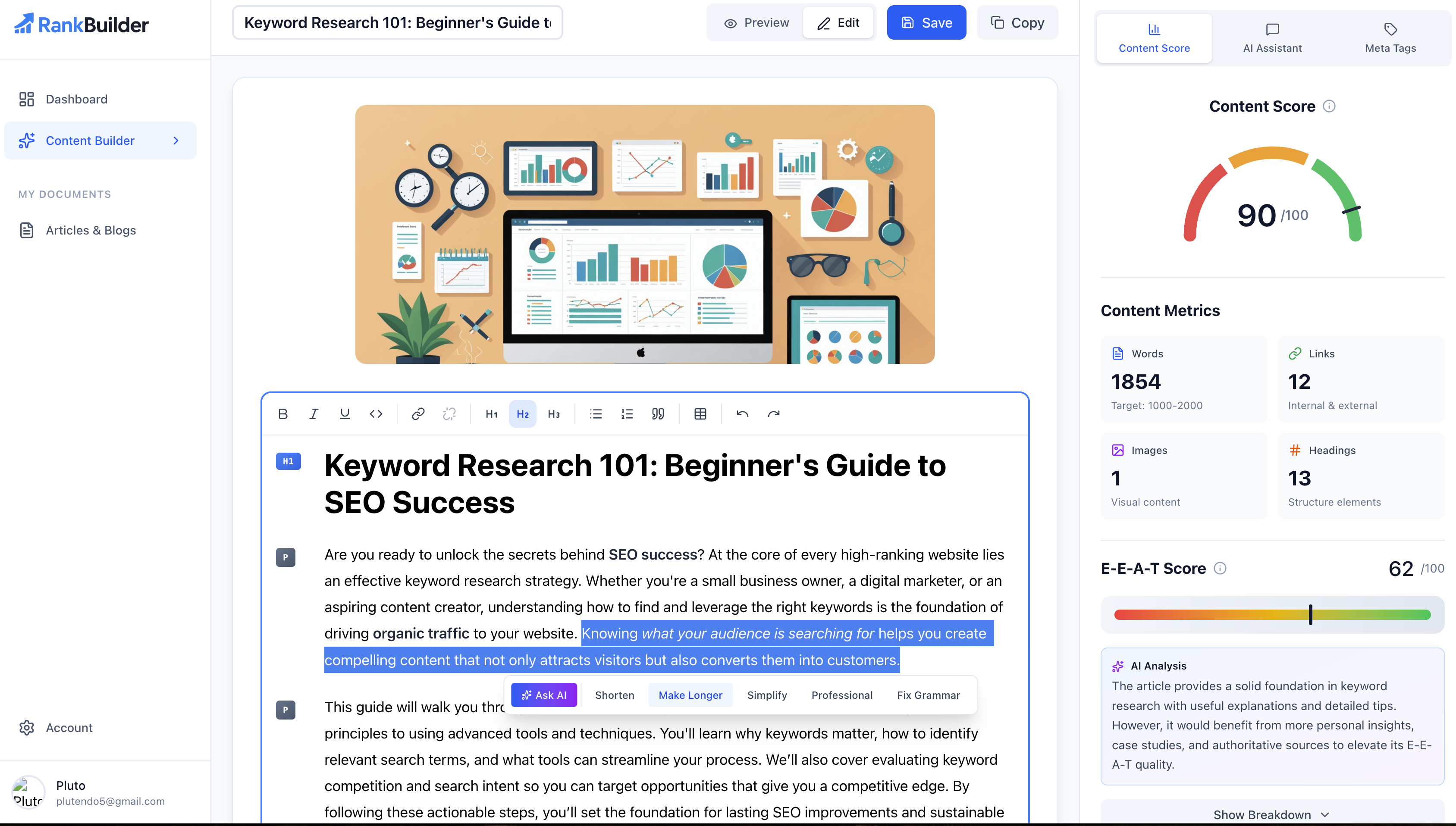 RankBuilder.ai - Screenshot 2 preview